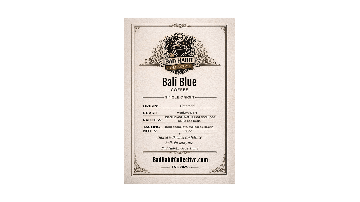 Bali Blue- Brew Pods (Keurig Compatible) | Bad Habit Collective