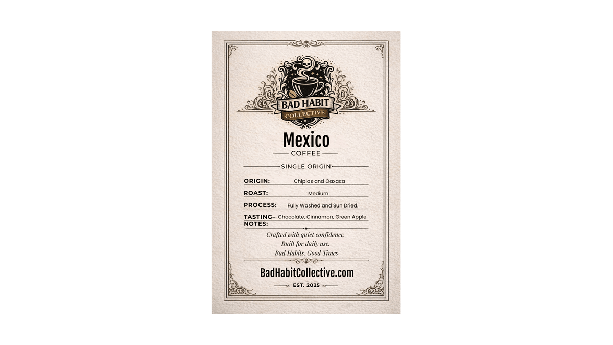 Mexico- Brew Pods (Keurig Compatible) | Bad Habit Collective