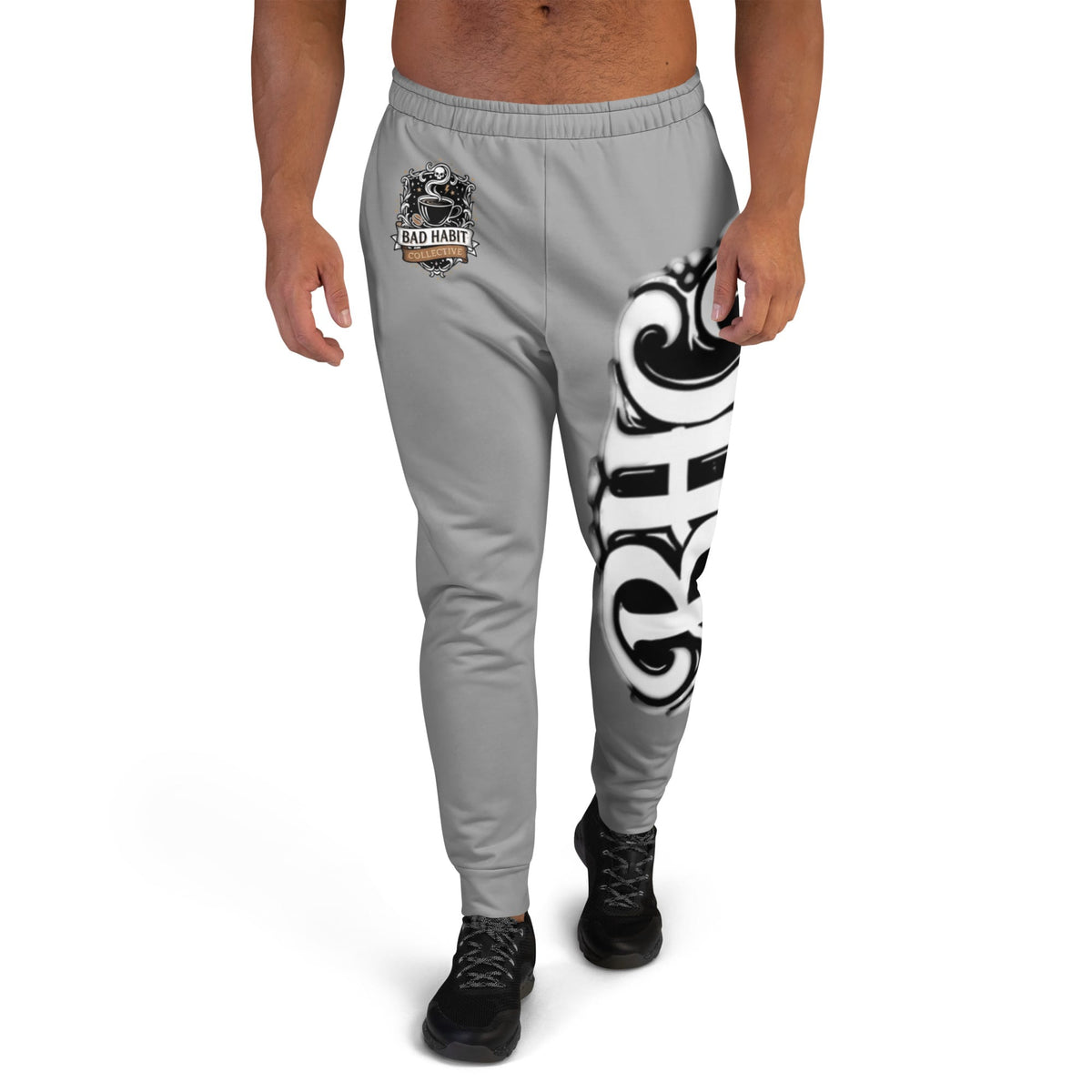 Men's Gray Joggers | Bad Habit Collective