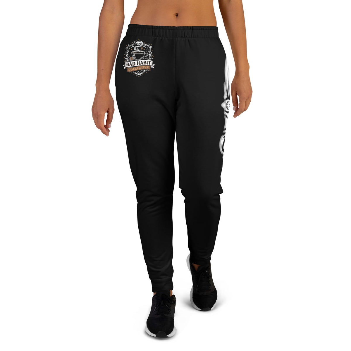 Women's Black Joggers | Bad Habit Collective