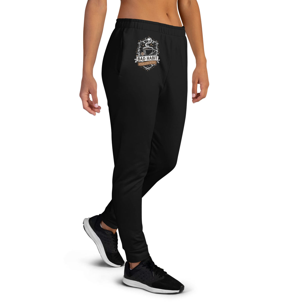 Women's Black Joggers | Bad Habit Collective