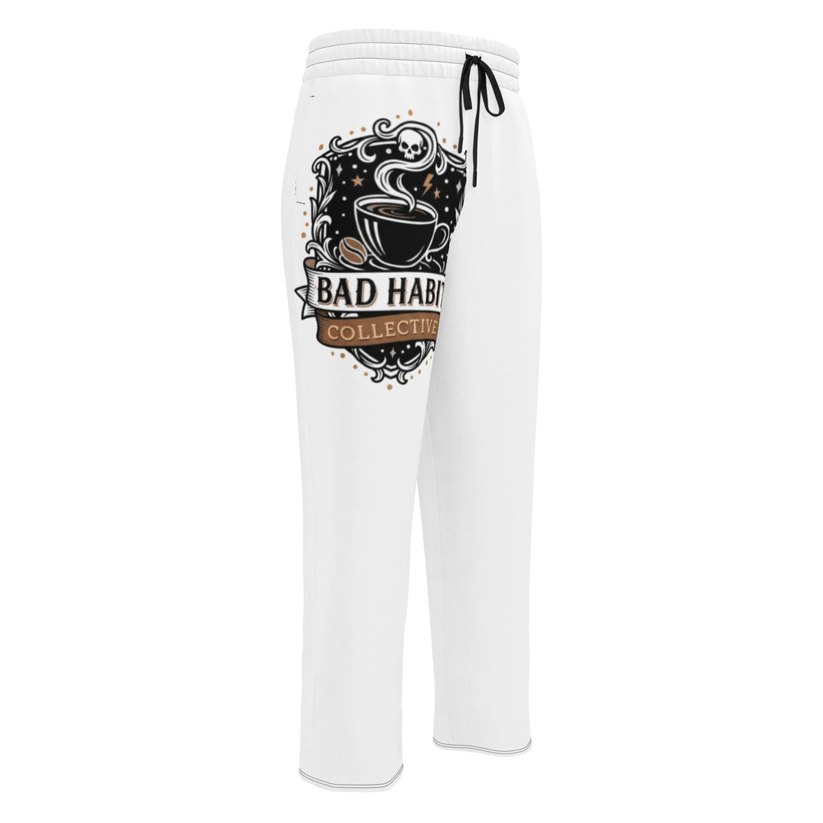Women's Wide-leg joggers, White | Bad Habit Collective