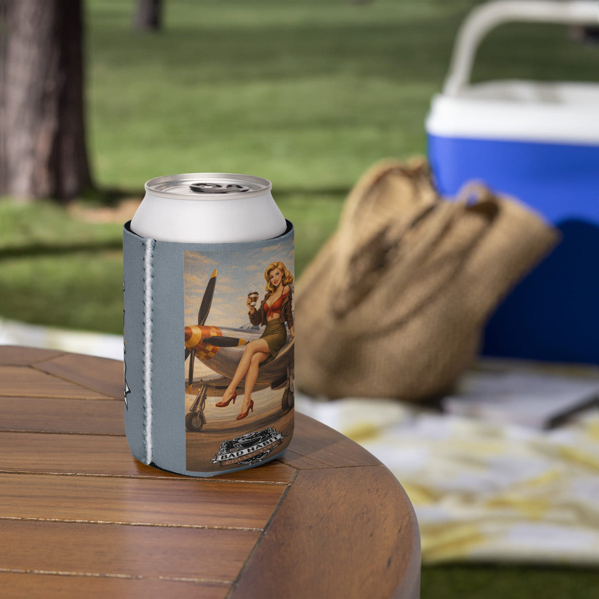 Cleared for Takeoff Can Cooler | Bad Habit Collective