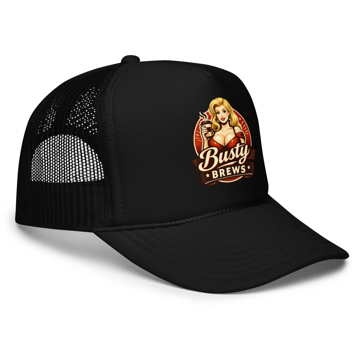 Busty Brews by BHC Foam Trucker Hat | Bad Habit Collective