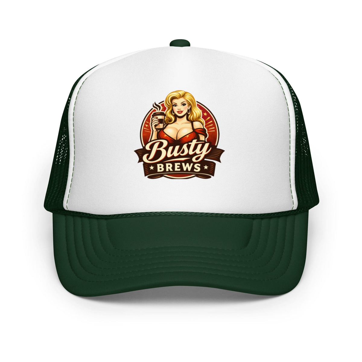 Busty Brews by BHC Foam Trucker Hat | Bad Habit Collective