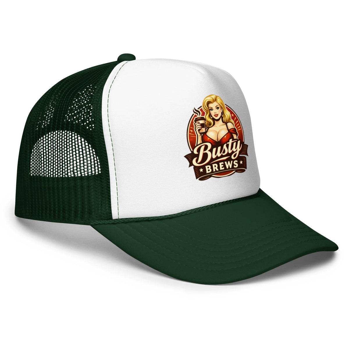 Busty Brews by BHC Foam Trucker Hat | Bad Habit Collective