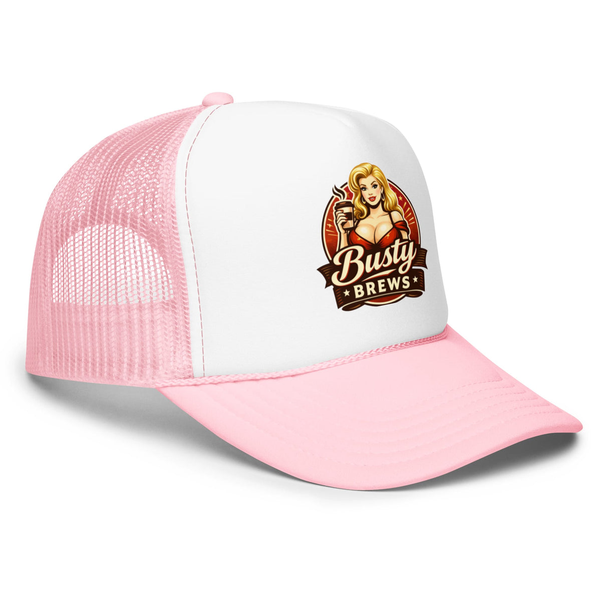 Busty Brews by BHC Foam Trucker Hat | Bad Habit Collective