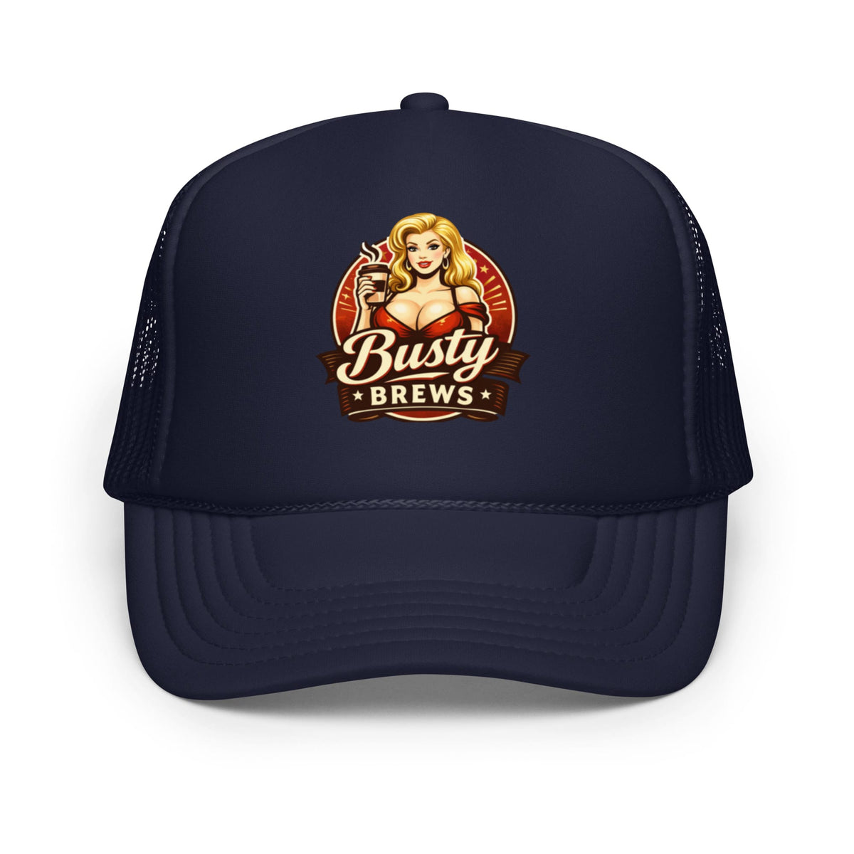 Busty Brews by BHC Foam Trucker Hat | Bad Habit Collective