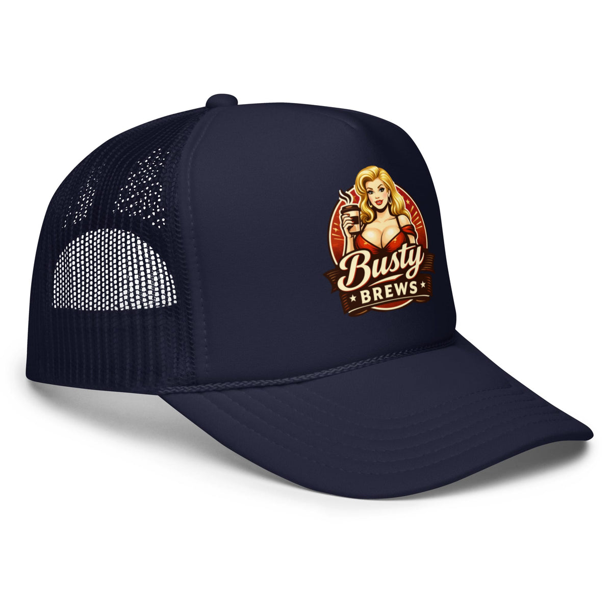 Busty Brews by BHC Foam Trucker Hat | Bad Habit Collective