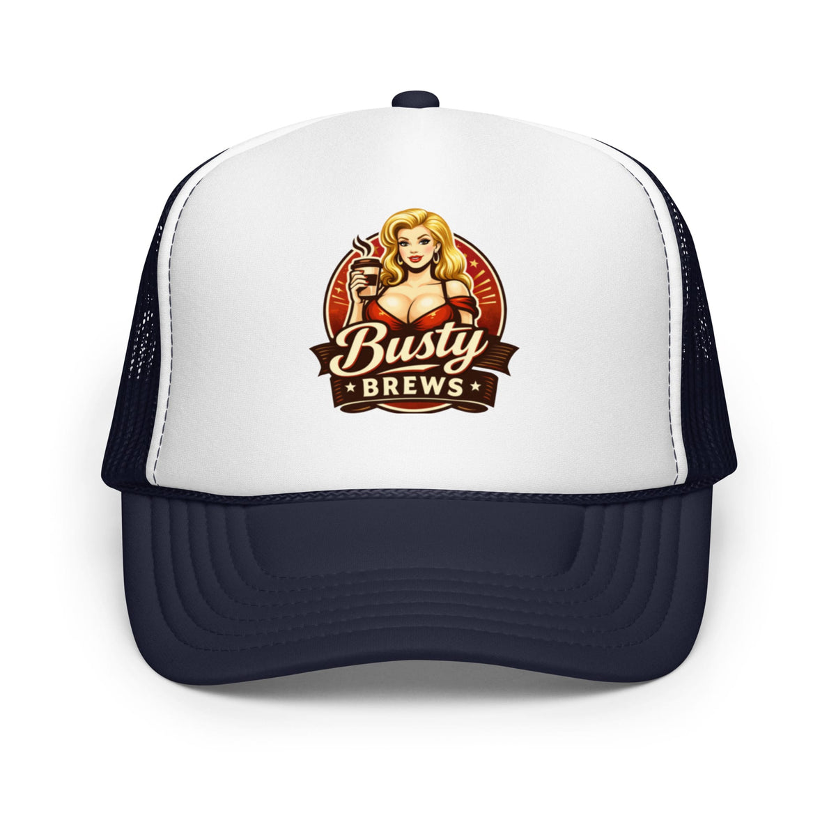 Busty Brews by BHC Foam Trucker Hat | Bad Habit Collective