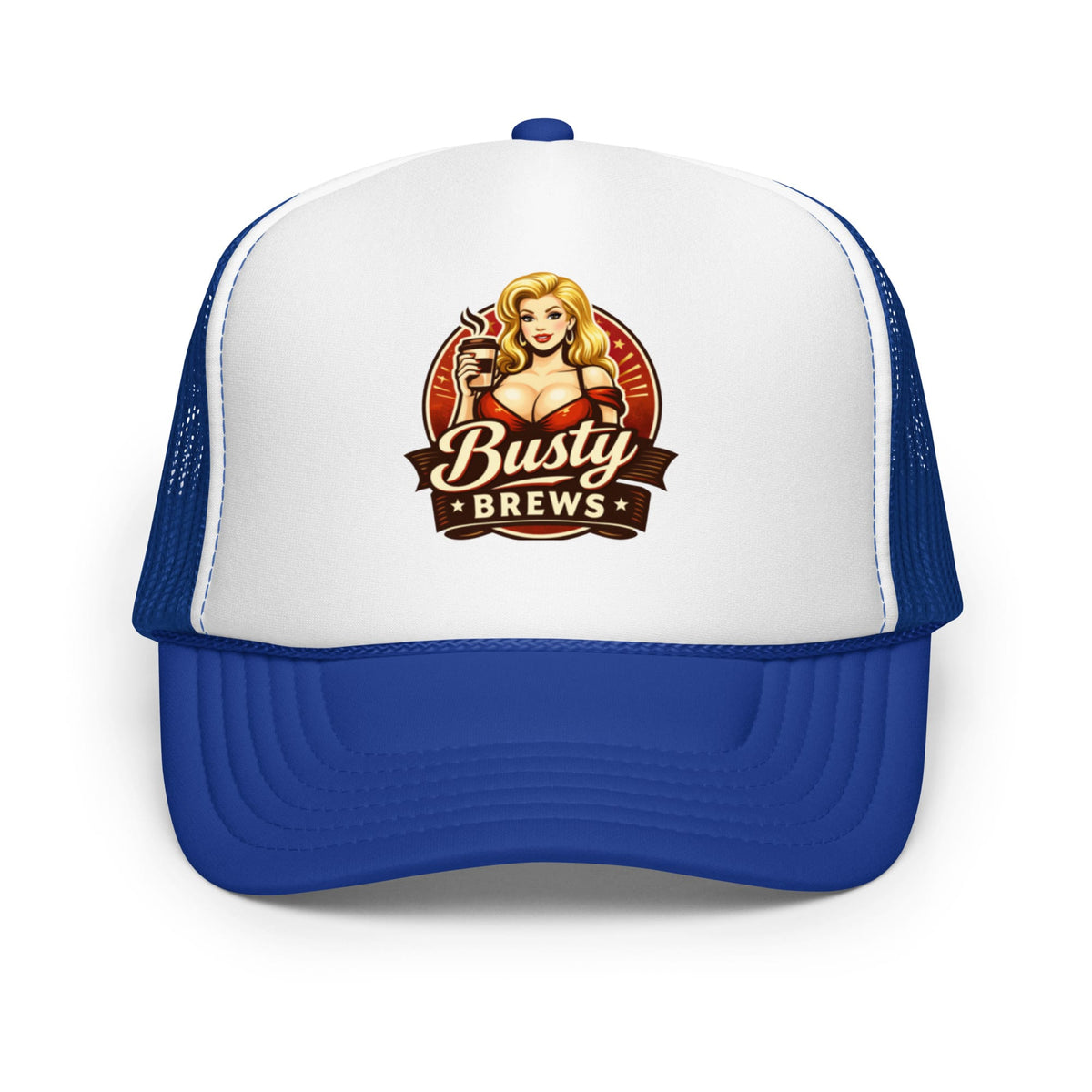 Busty Brews by BHC Foam Trucker Hat | Bad Habit Collective