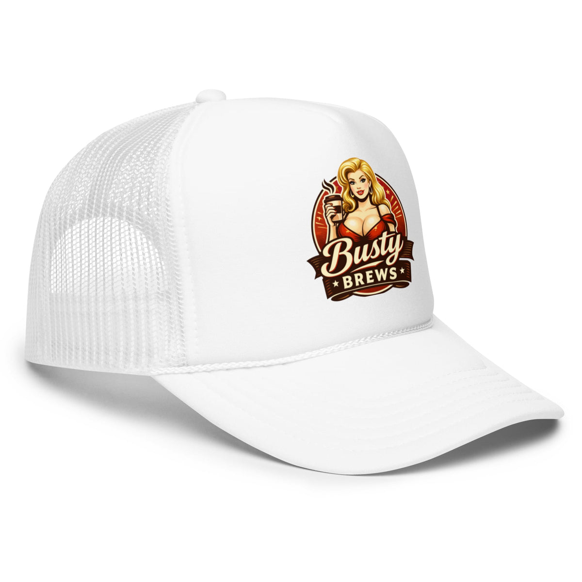 Busty Brews by BHC Foam Trucker Hat | Bad Habit Collective