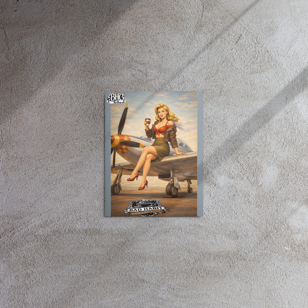 Cleared for Takeoff Metal Prints | Bad Habit Collective