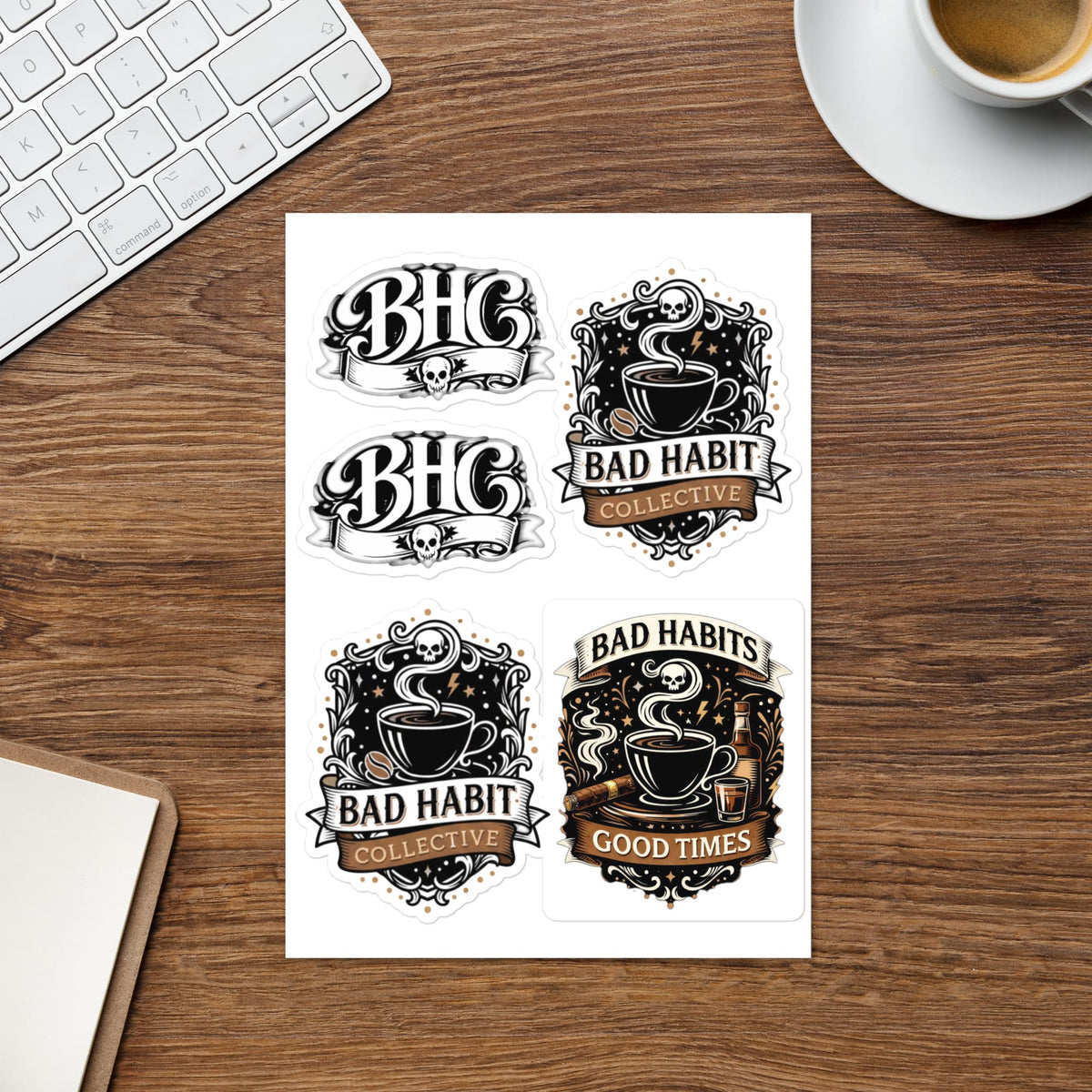 Bad Habit Collective Collector Pack Sticker sheet | Bad Habit Collective