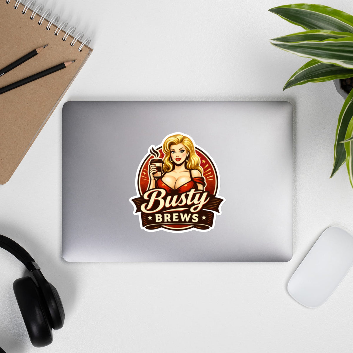 Busty Brews by BHC Bubble-free stickers | Bad Habit Collective