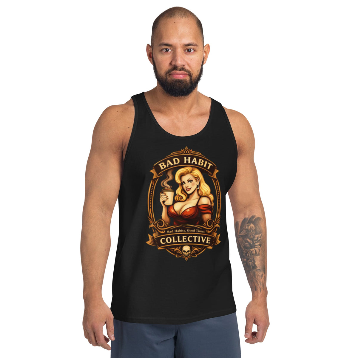 Men's Cleared For Takeoff Tank Top | Bad Habit Collective