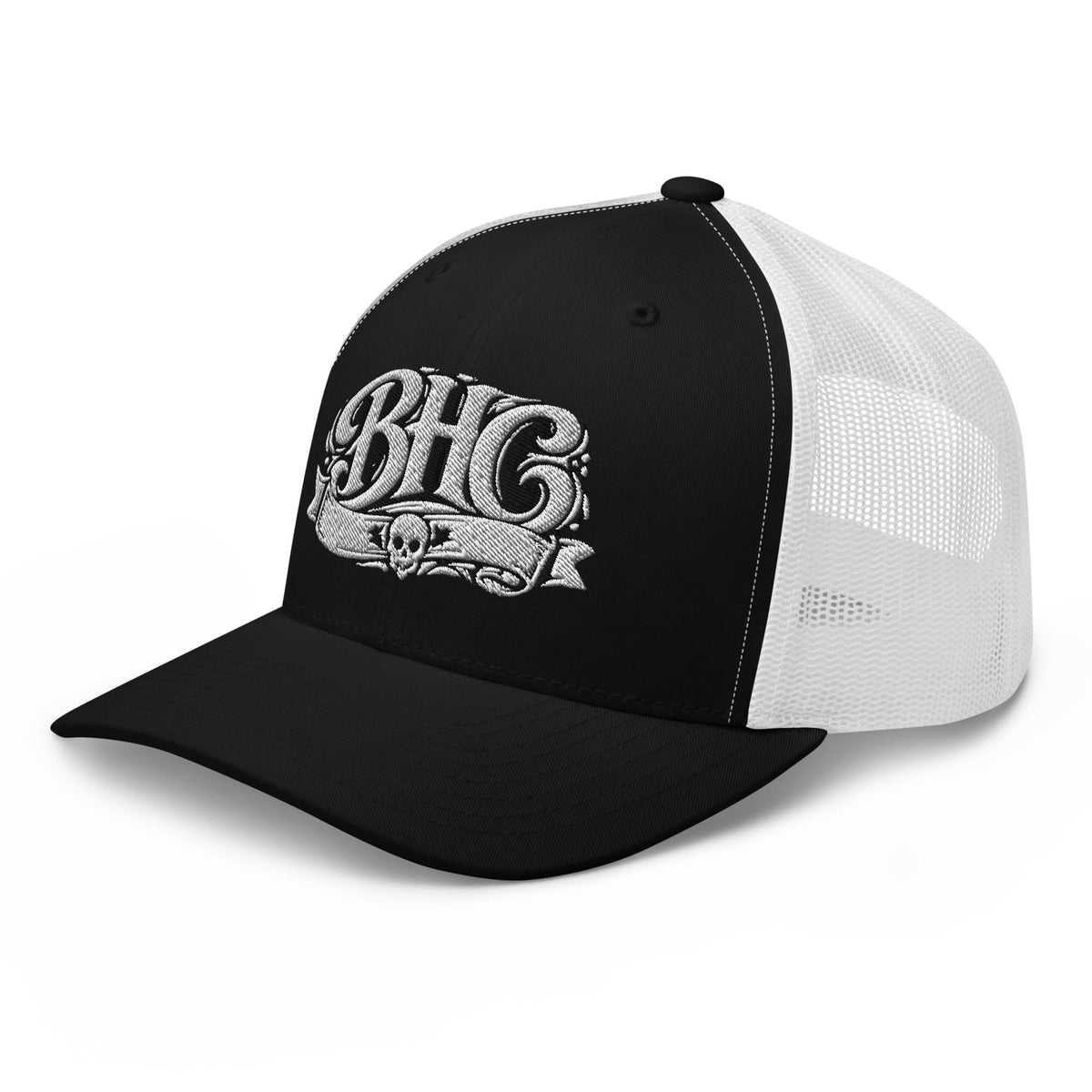 BHC Skull Trucker Cap | Bad Habit Collective