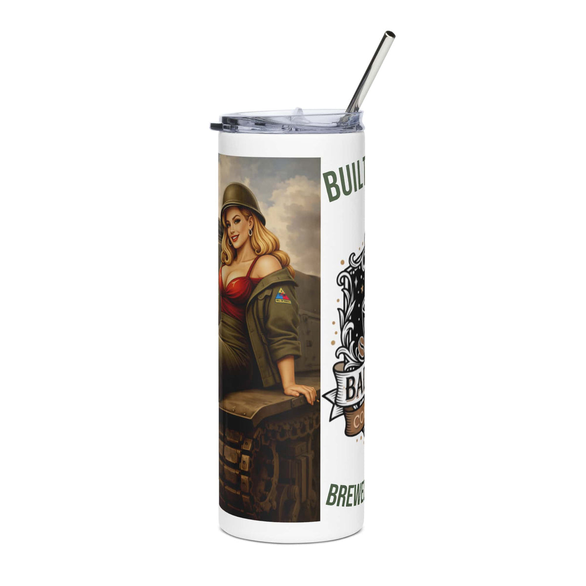 Hell on Wheels Stainless Steel Tumbler | Bad Habit Collective