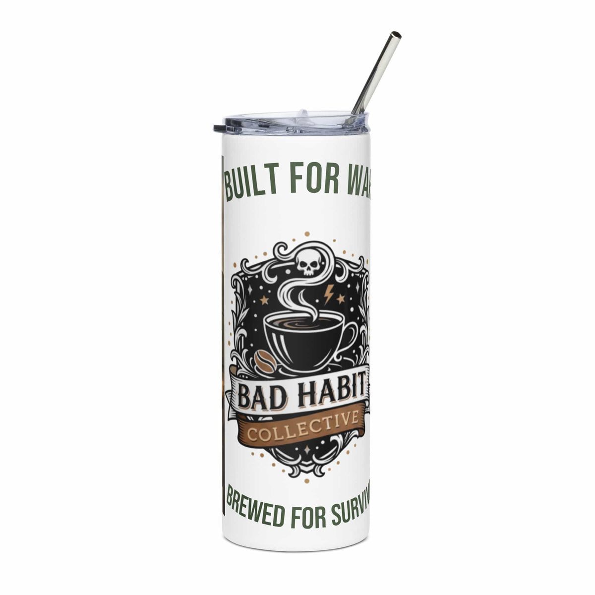 Hell on Wheels Stainless Steel Tumbler | Bad Habit Collective