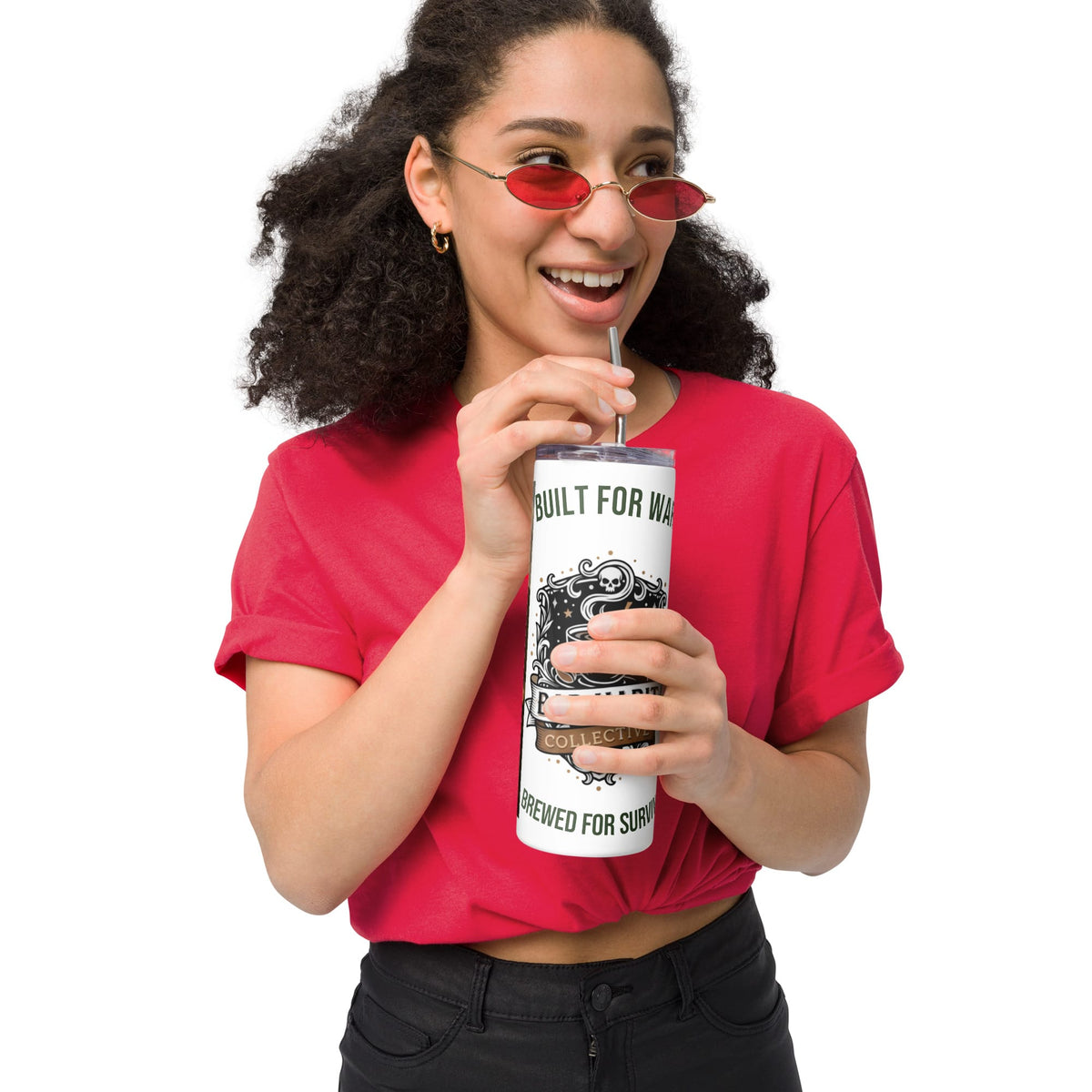 Hell on Wheels Stainless Steel Tumbler | Bad Habit Collective