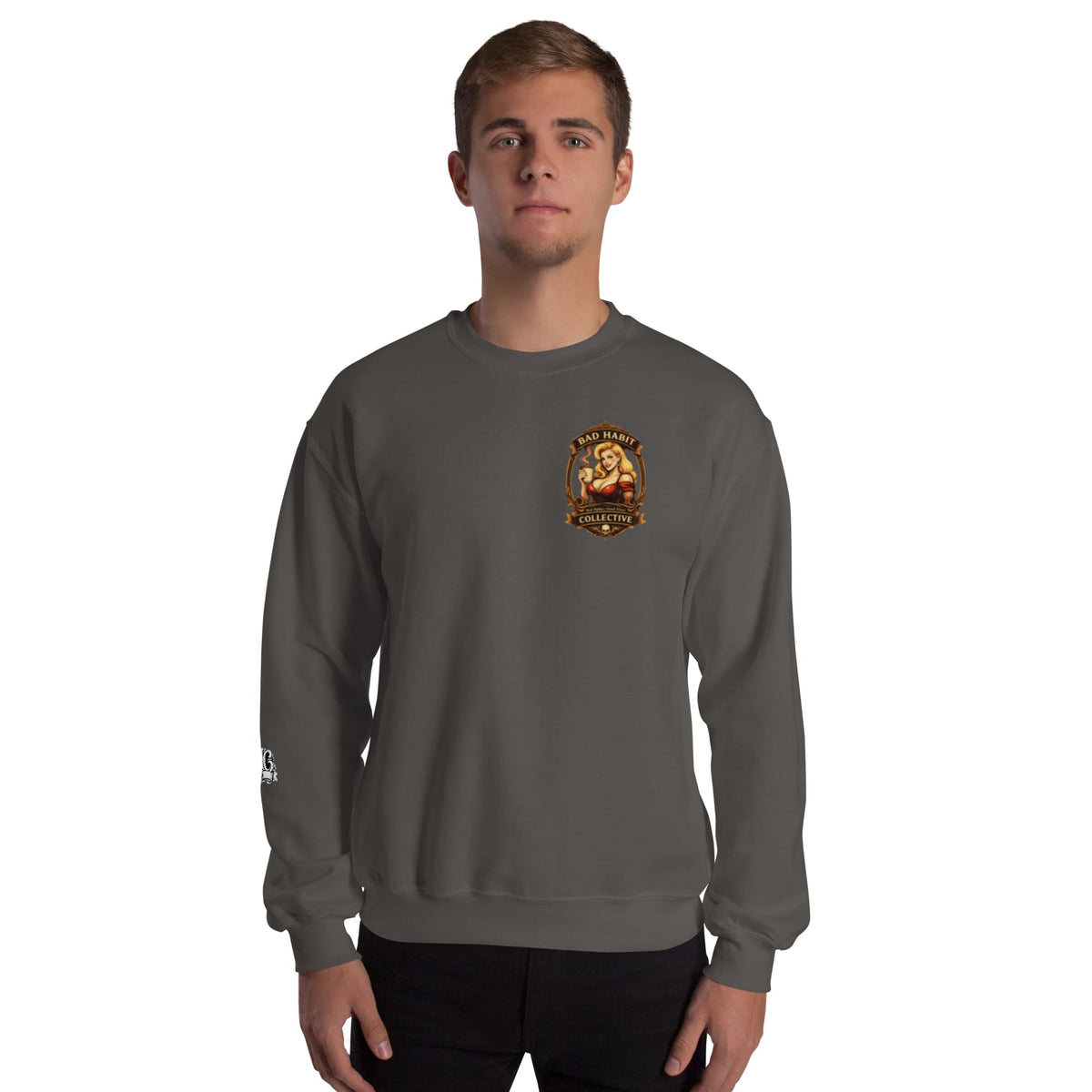 Men's Hell On Wheels Sweatshirt | Bad Habit Collective