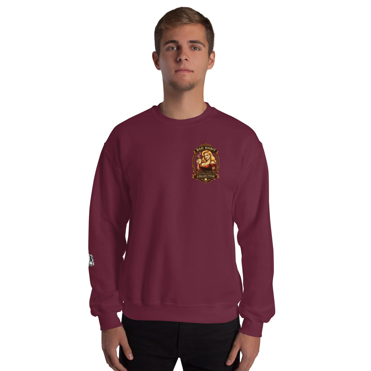 Men's Hell On Wheels Sweatshirt | Bad Habit Collective
