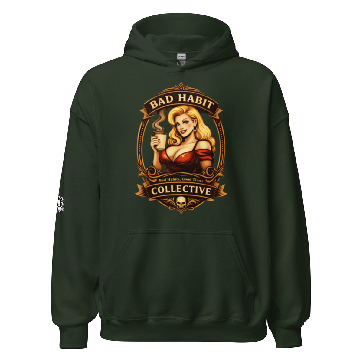 Men's Hell on Wheels Hoodie | Bad Habit Collective