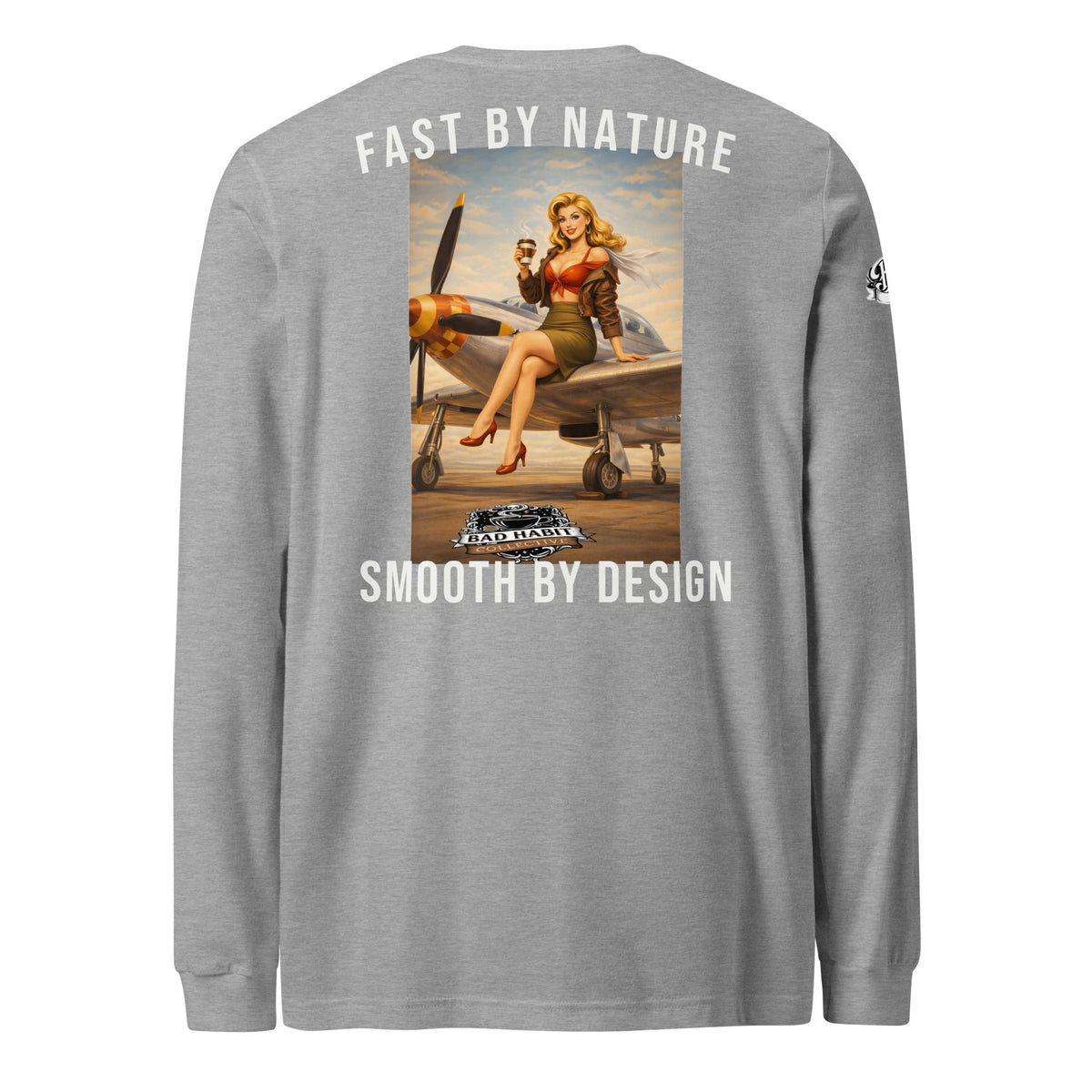Women's Cleared for Takeoff Long Sleeve Tee | Bad Habit Collective