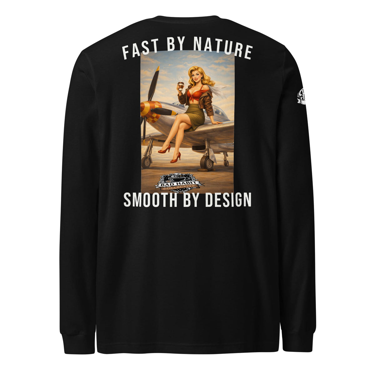 Women's Cleared for Takeoff Long Sleeve Tee | Bad Habit Collective