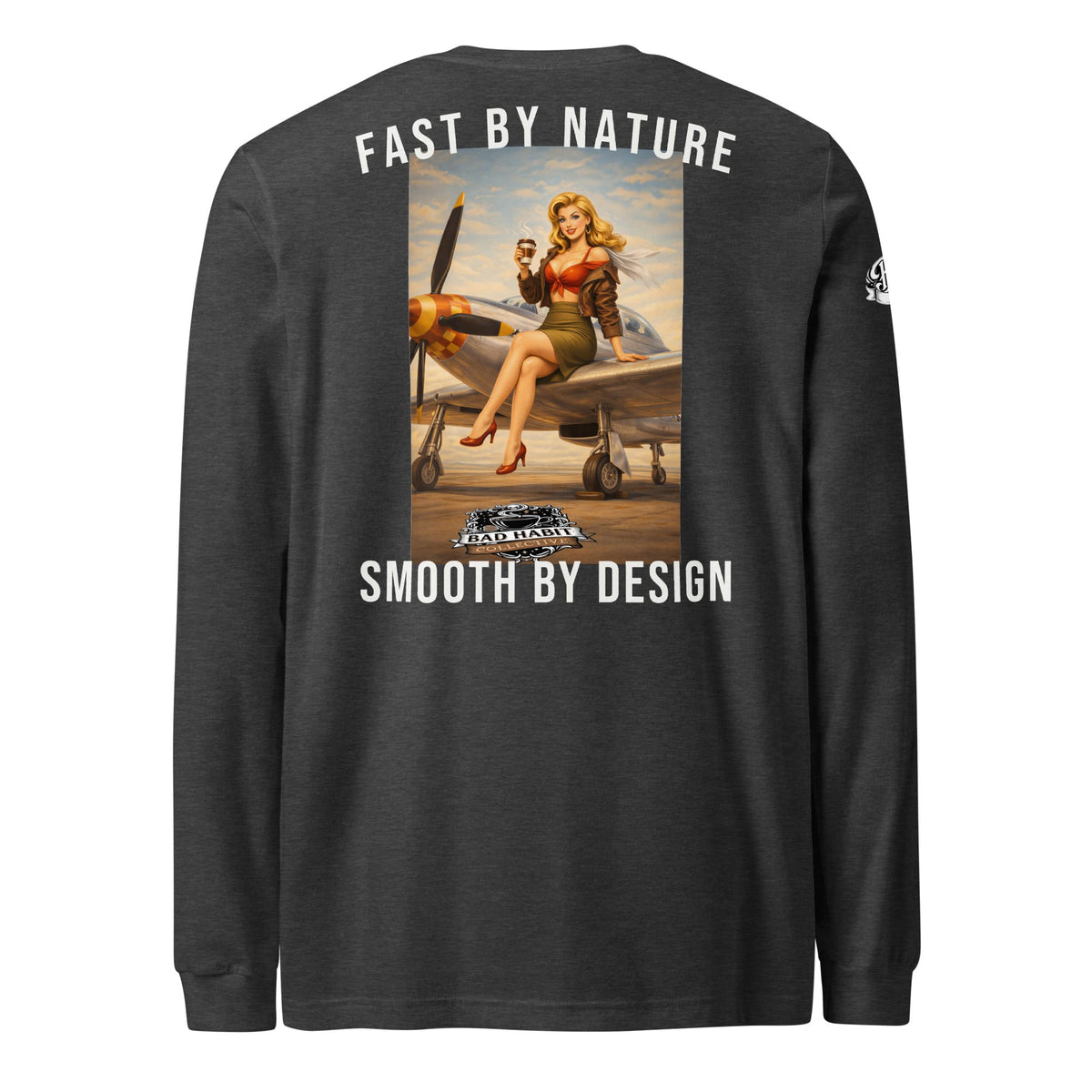 Women's Cleared for Takeoff Long Sleeve Tee | Bad Habit Collective