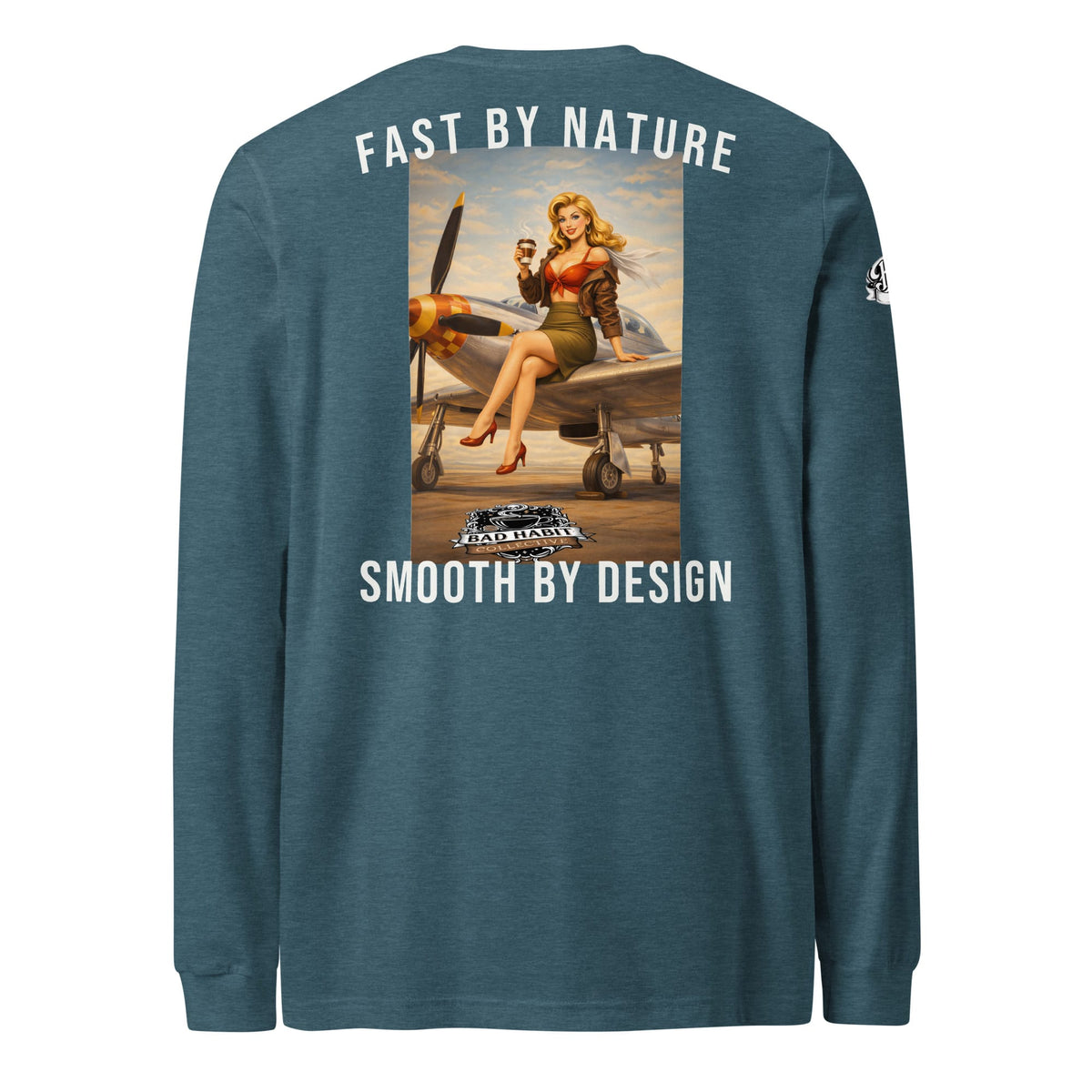 Women's Cleared for Takeoff Long Sleeve Tee | Bad Habit Collective