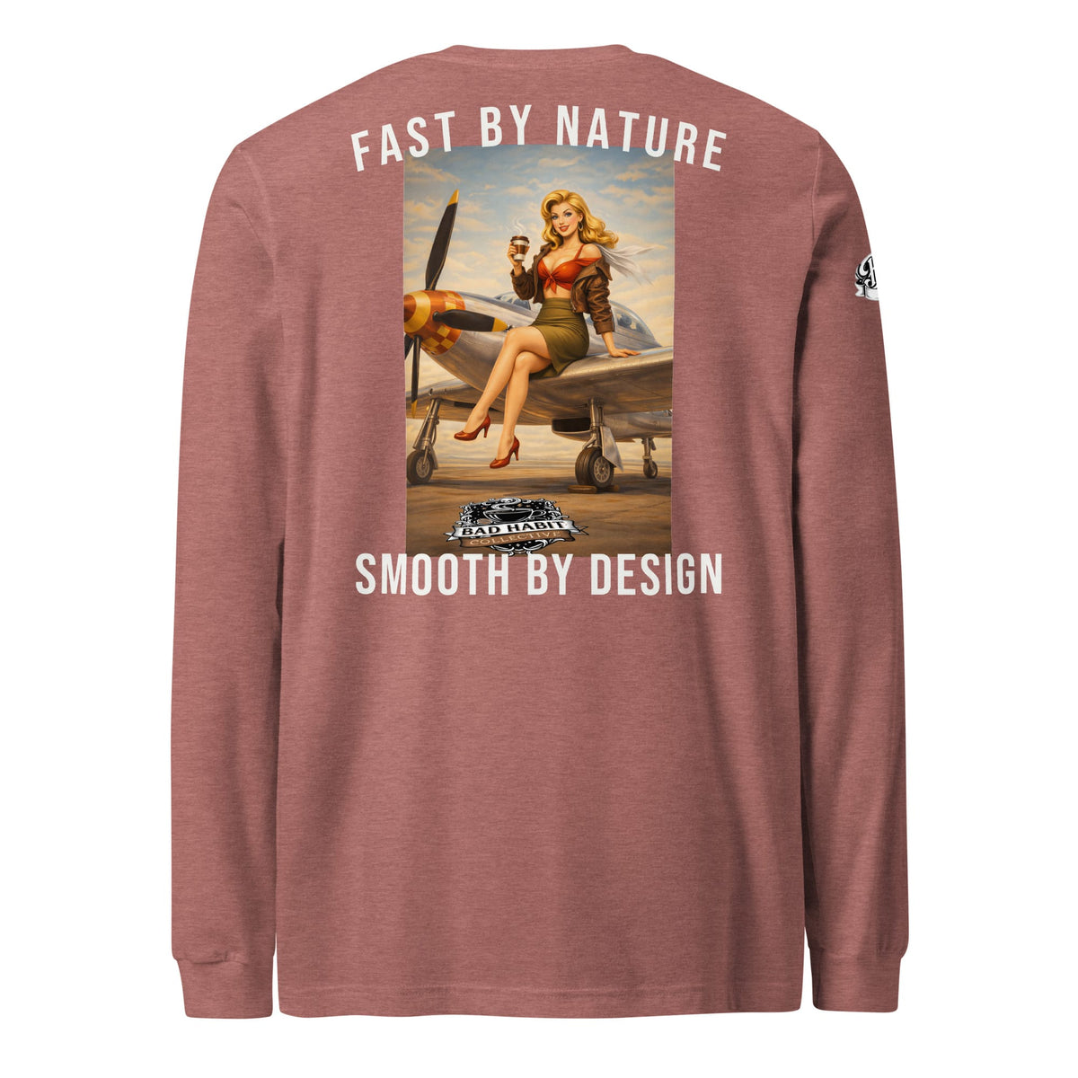 Women's Cleared for Takeoff Long Sleeve Tee | Bad Habit Collective