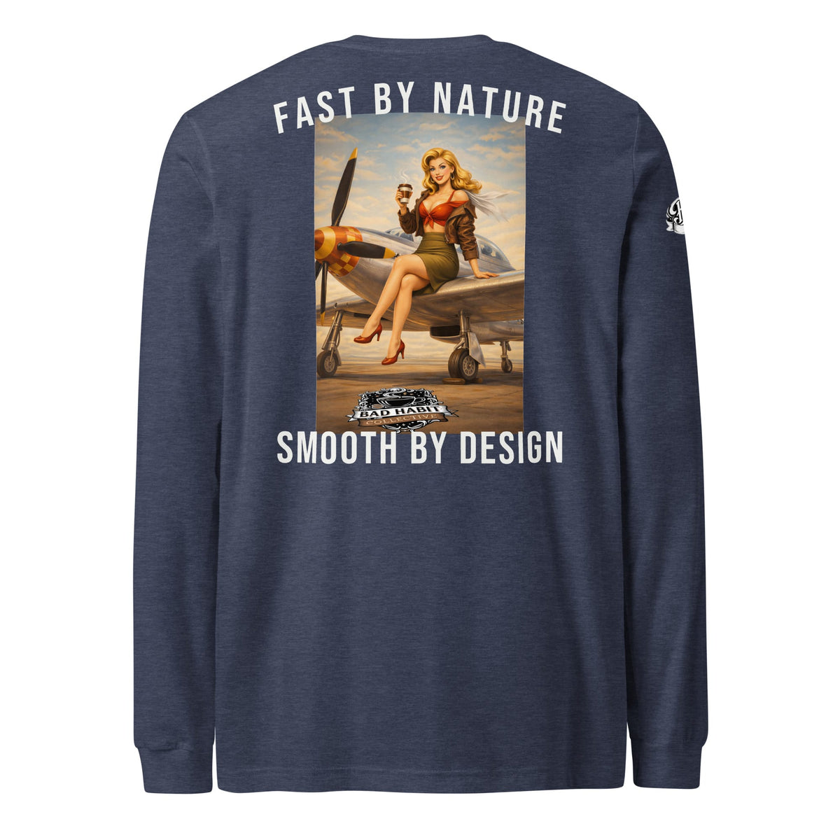 Women's Cleared for Takeoff Long Sleeve Tee | Bad Habit Collective