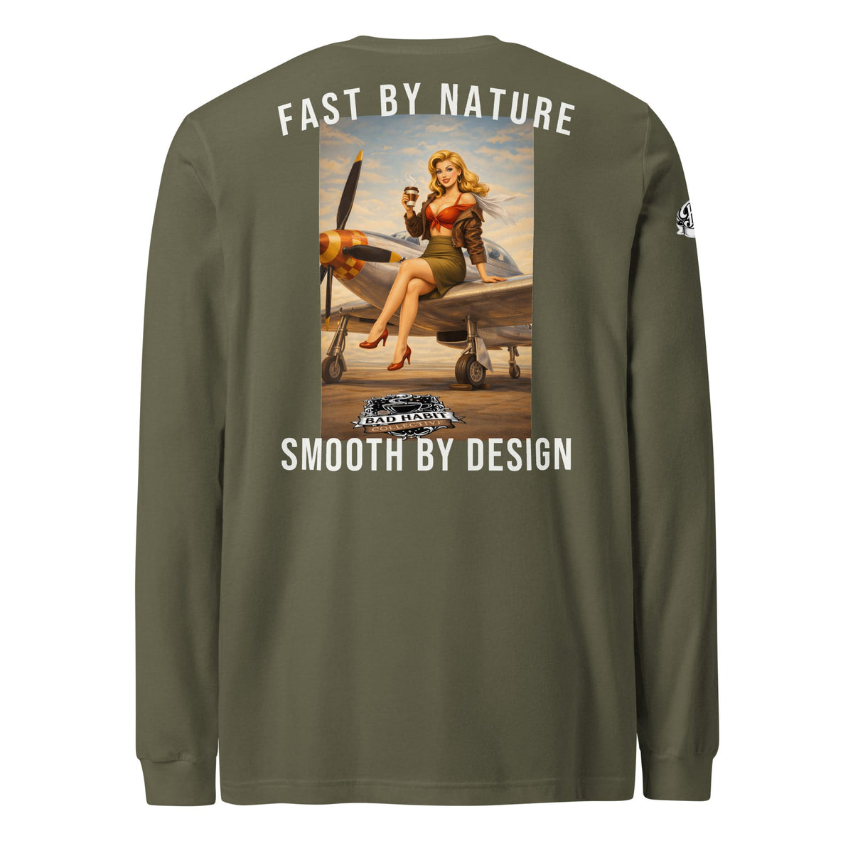 Women's Cleared for Takeoff Long Sleeve Tee | Bad Habit Collective