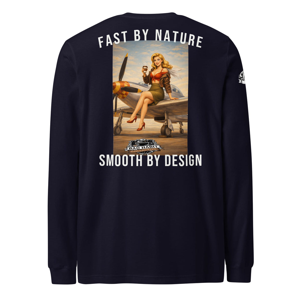 Women's Cleared for Takeoff Long Sleeve Tee | Bad Habit Collective
