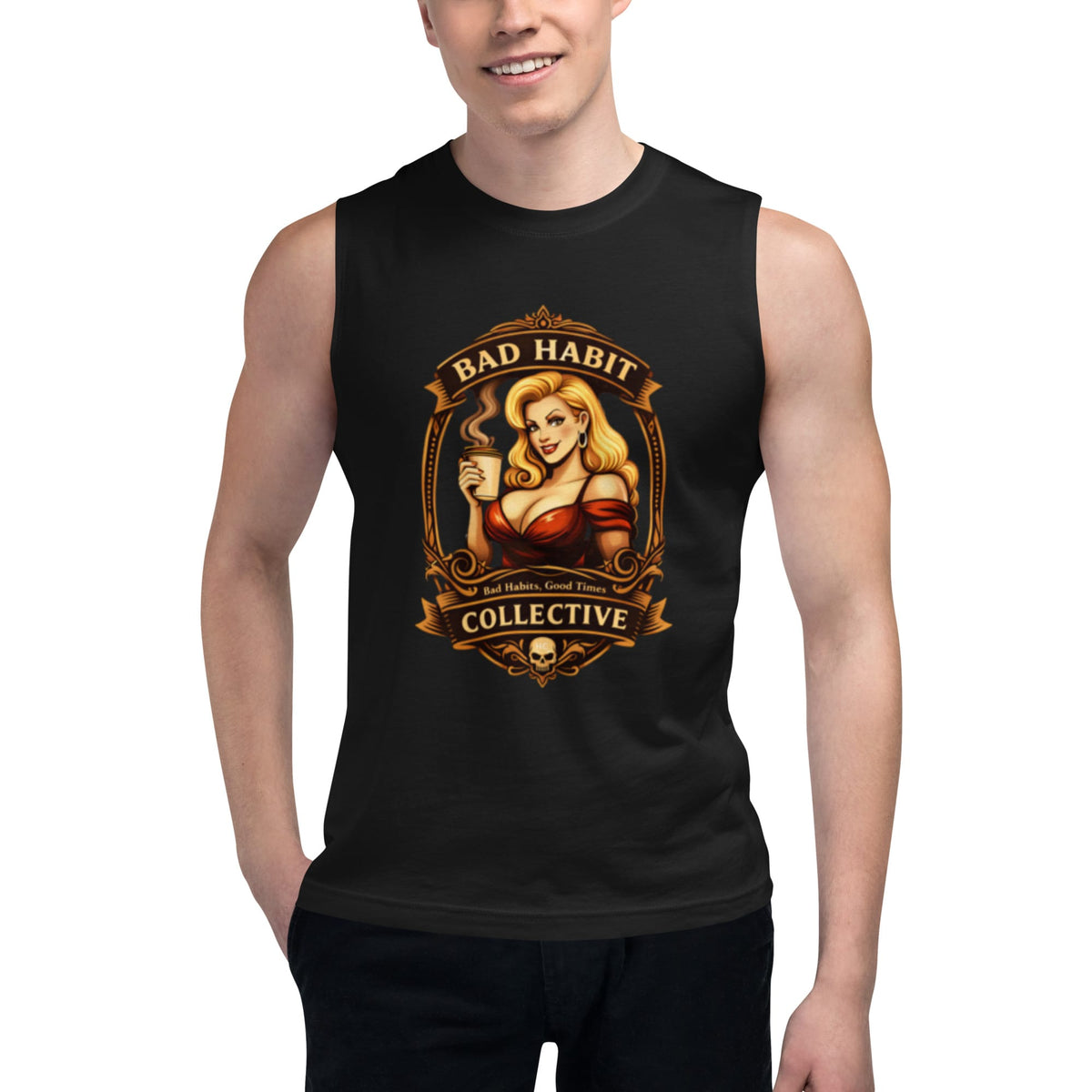 Hell on Wheels Muscle Shirt | Bad Habit Collective