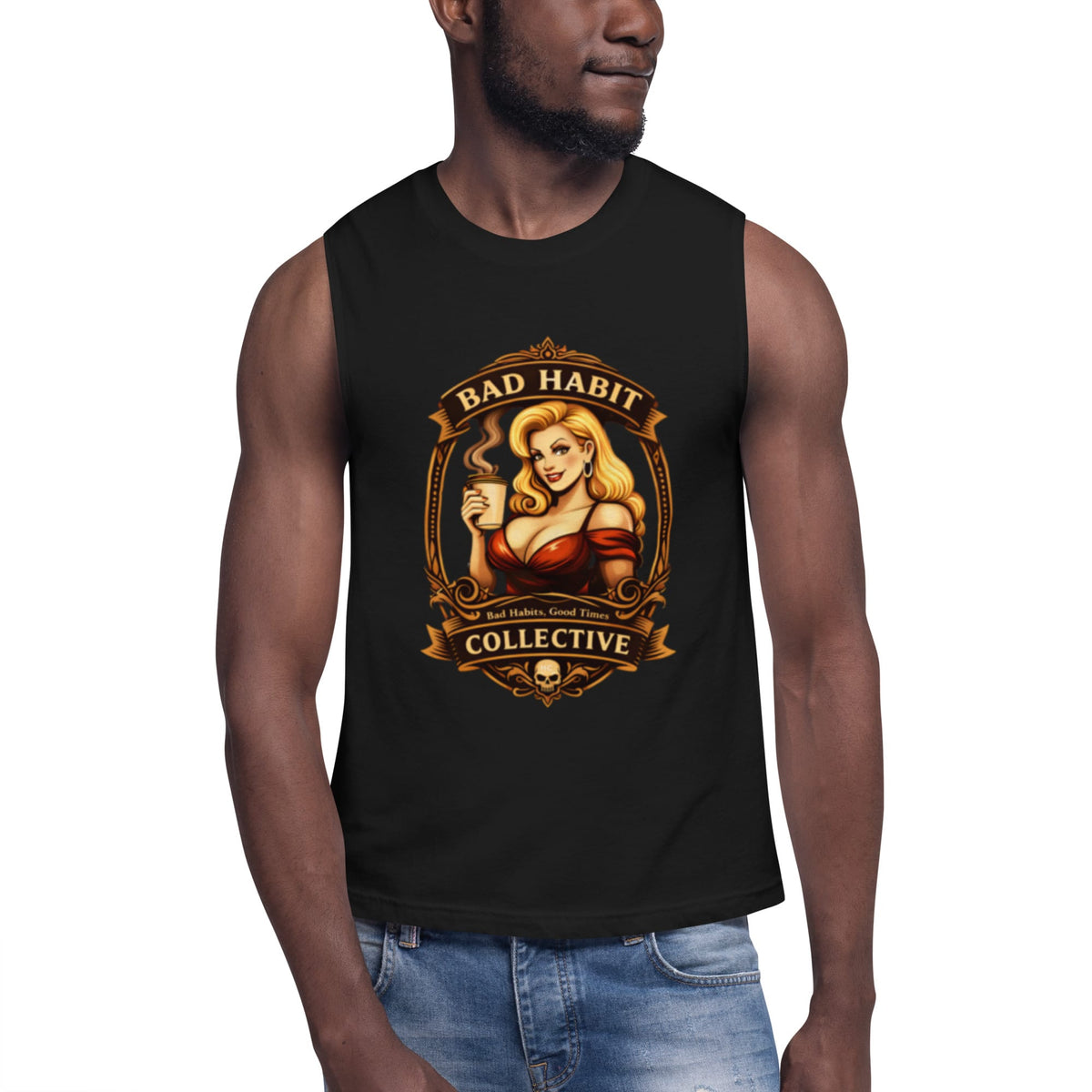 Men's Cleared for Takeoff Muscle Shirt | Bad Habit Collective