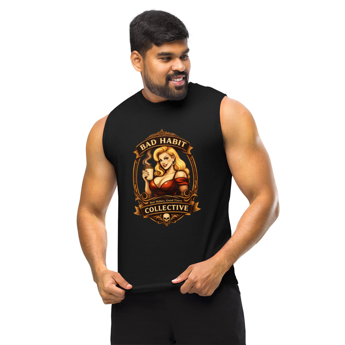 Men's Cleared for Takeoff Muscle Shirt | Bad Habit Collective