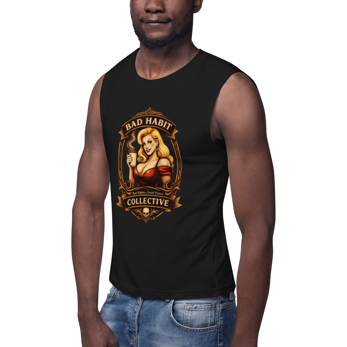 Hell on Wheels Muscle Shirt | Bad Habit Collective
