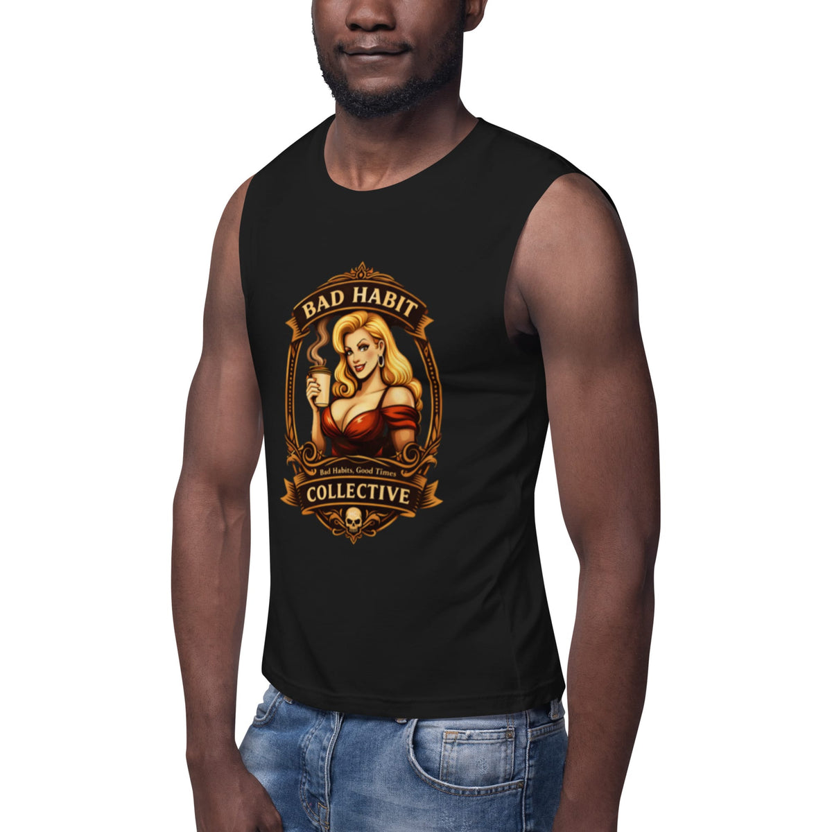 Men's Cleared for Takeoff Muscle Shirt | Bad Habit Collective