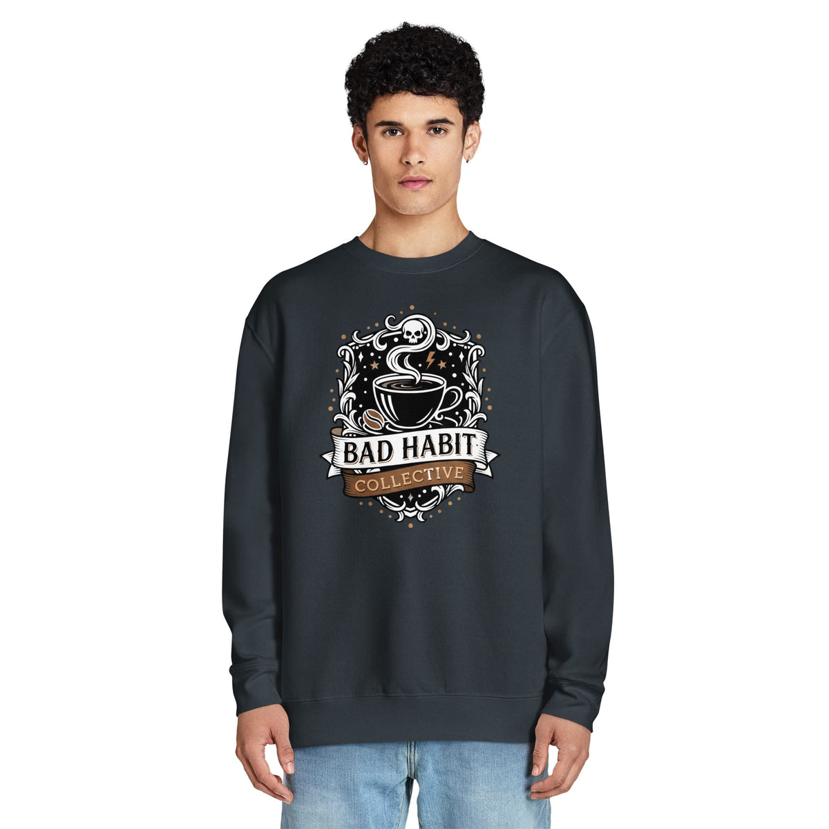 Unisex Premium Crew Neck Sweatshirt | Bad Habit Collective