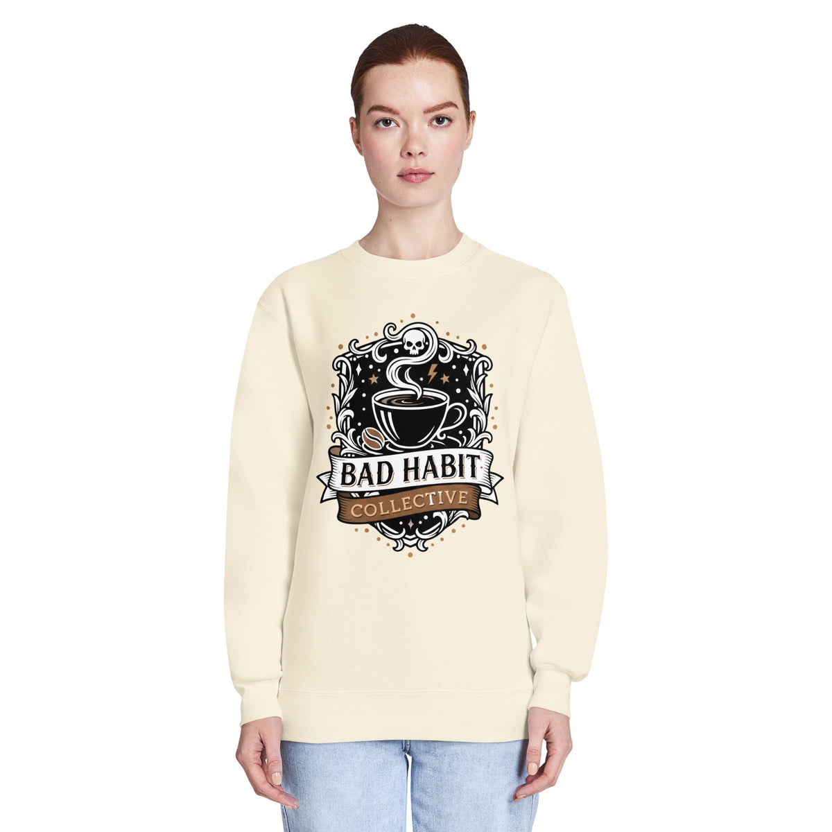 Unisex Premium Crew Neck Sweatshirt | Bad Habit Collective