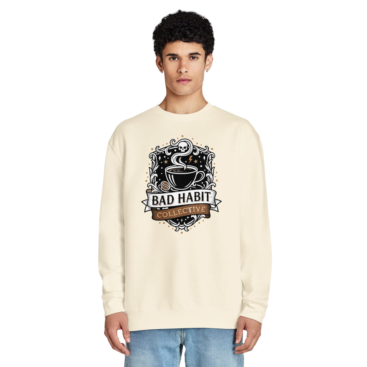 Unisex Premium Crew Neck Sweatshirt | Bad Habit Collective