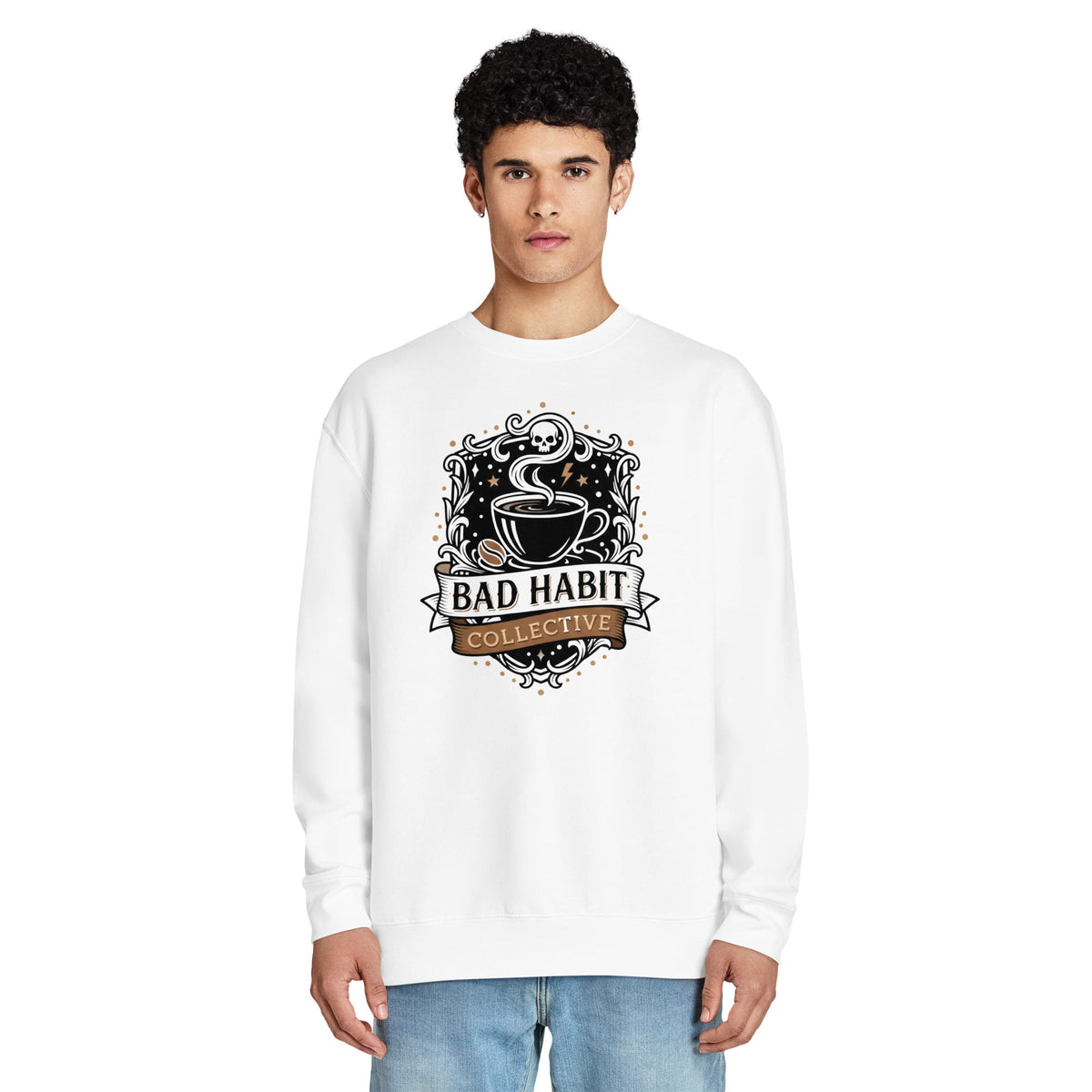 Unisex Premium Crew Neck Sweatshirt | Bad Habit Collective