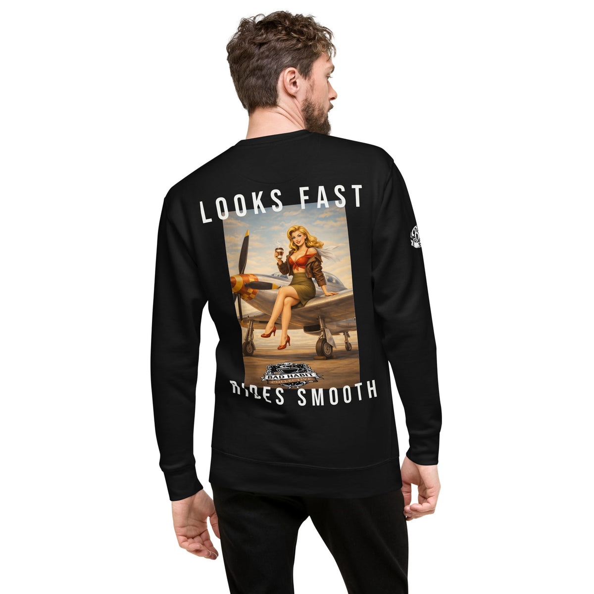 Men's Cleared for Takeoff Premium Sweatshirt | Bad Habit Collective