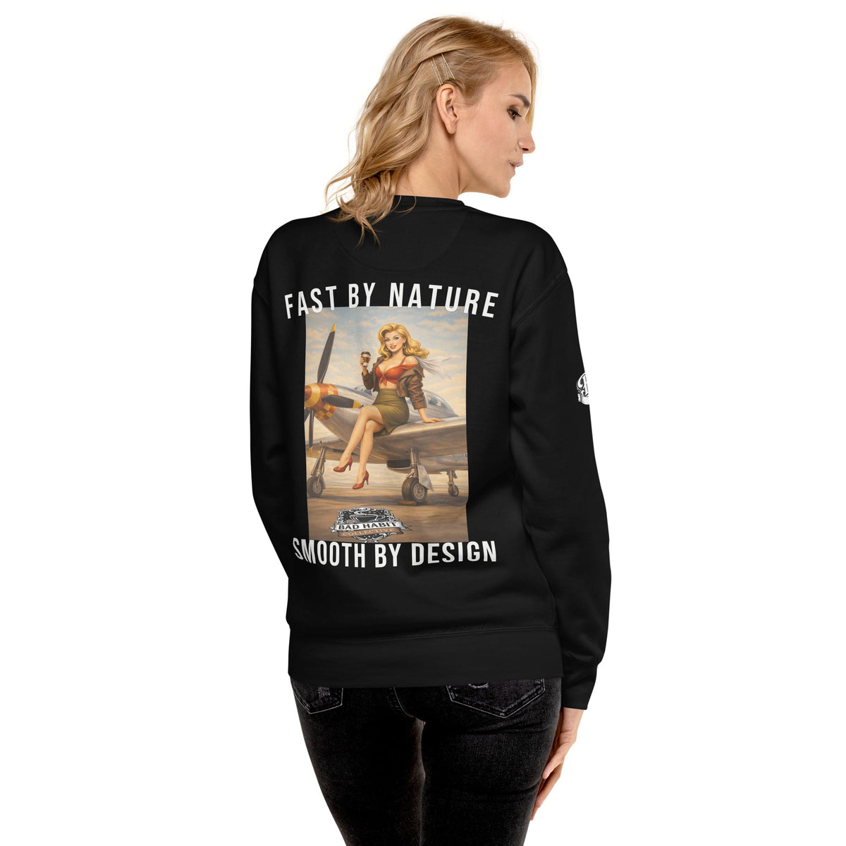 Women's Cleared for Takeoff Premium Sweatshirt | Bad Habit Collective