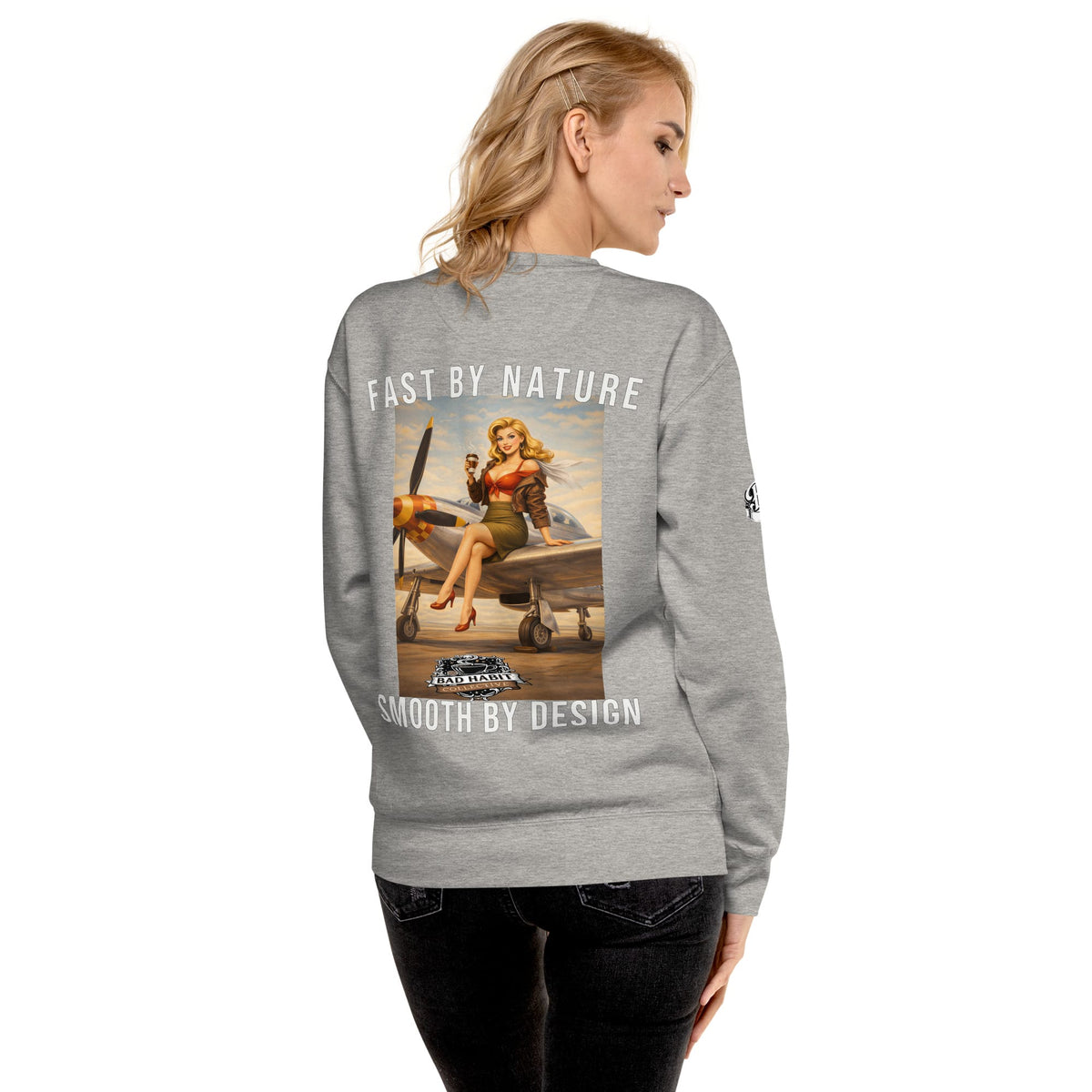 Women's Cleared for Takeoff Premium Sweatshirt | Bad Habit Collective