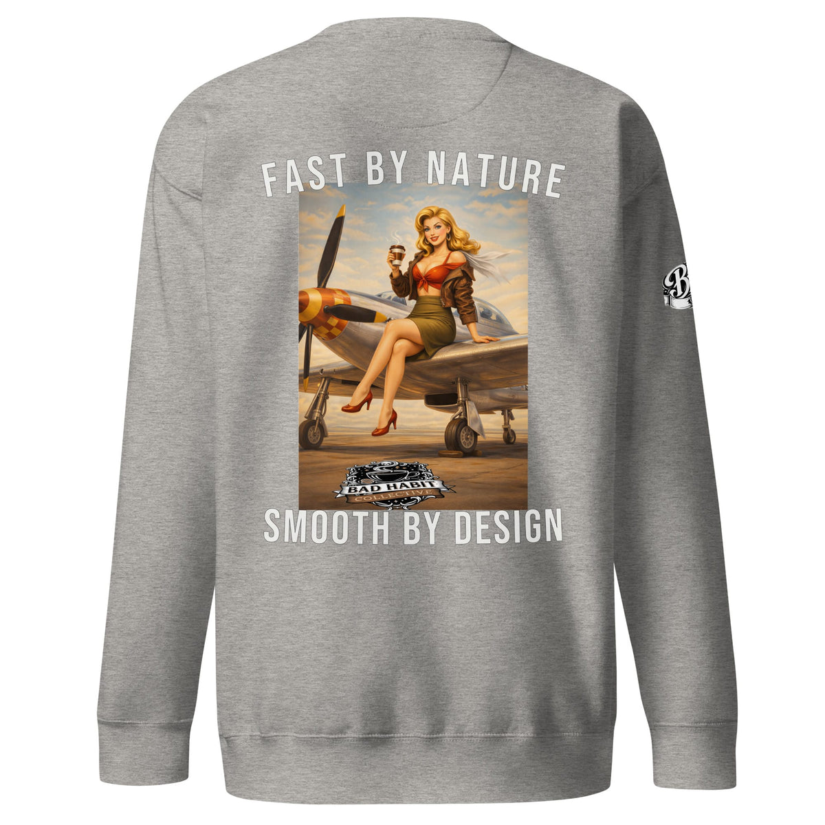 Women's Cleared for Takeoff Premium Sweatshirt | Bad Habit Collective