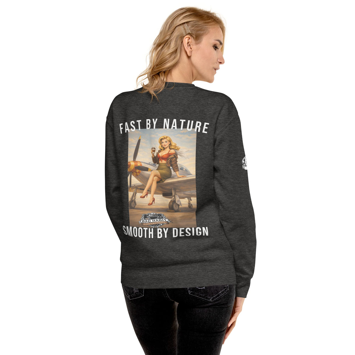 Women's Cleared for Takeoff Premium Sweatshirt | Bad Habit Collective