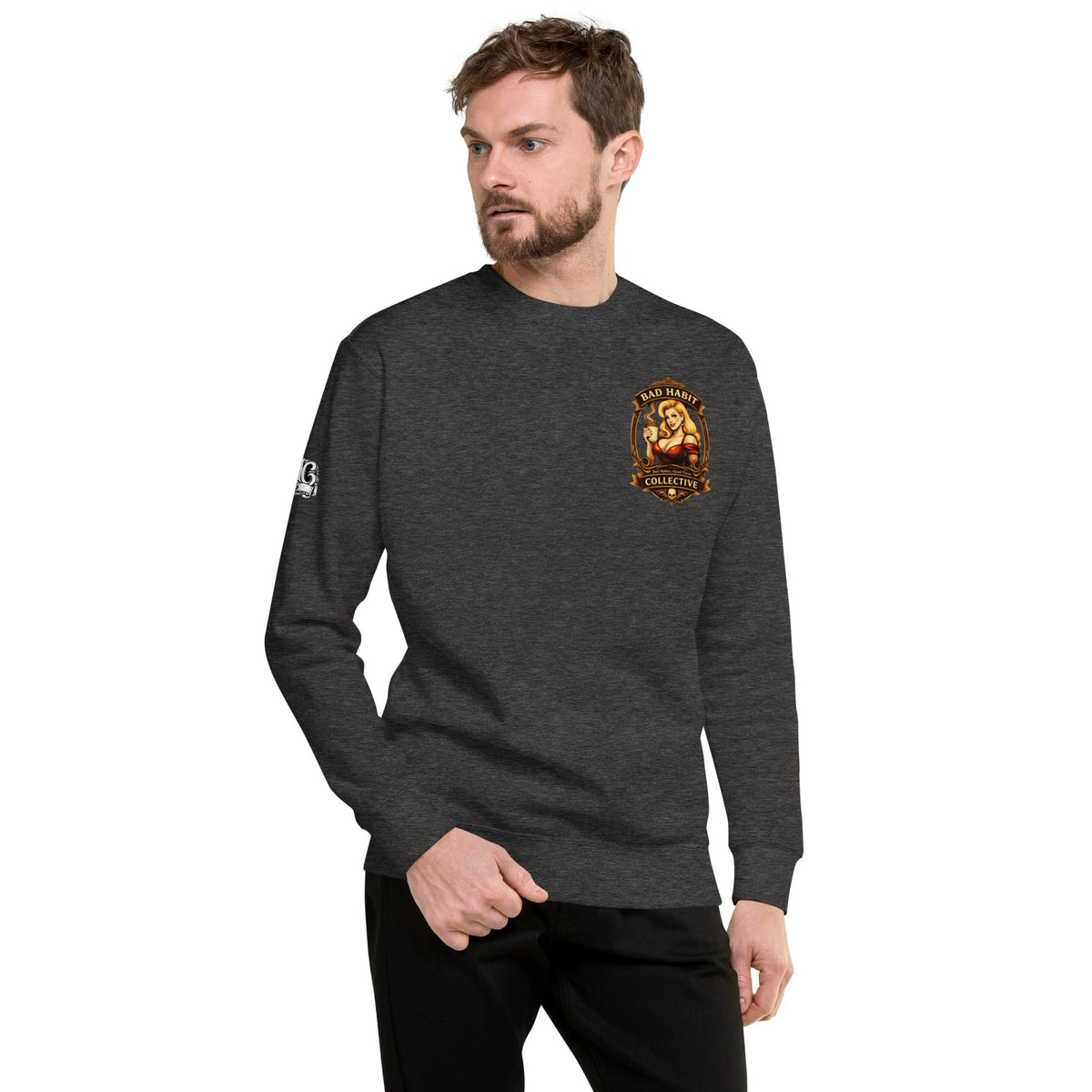 Men's Cleared for Takeoff Premium Sweatshirt | Bad Habit Collective